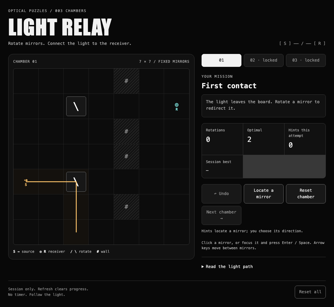 Light Relay working app preview